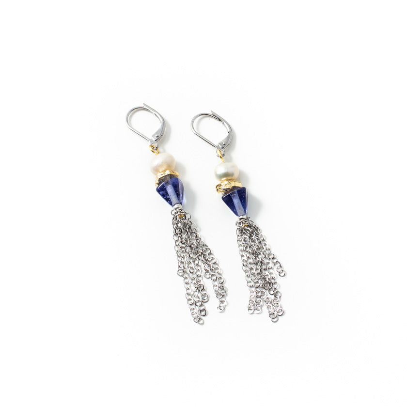 Lokel two-tone earrings