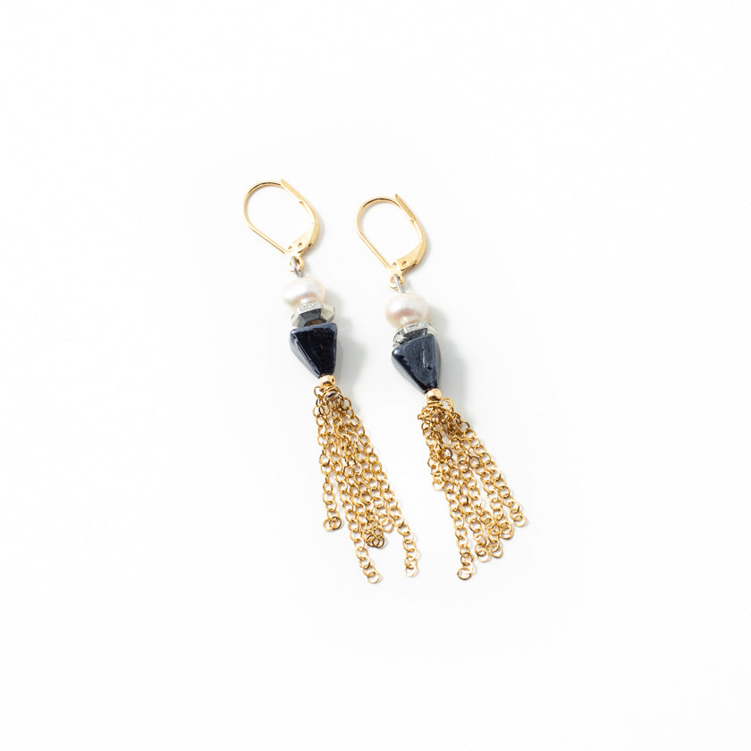 Lokel two-tone earrings