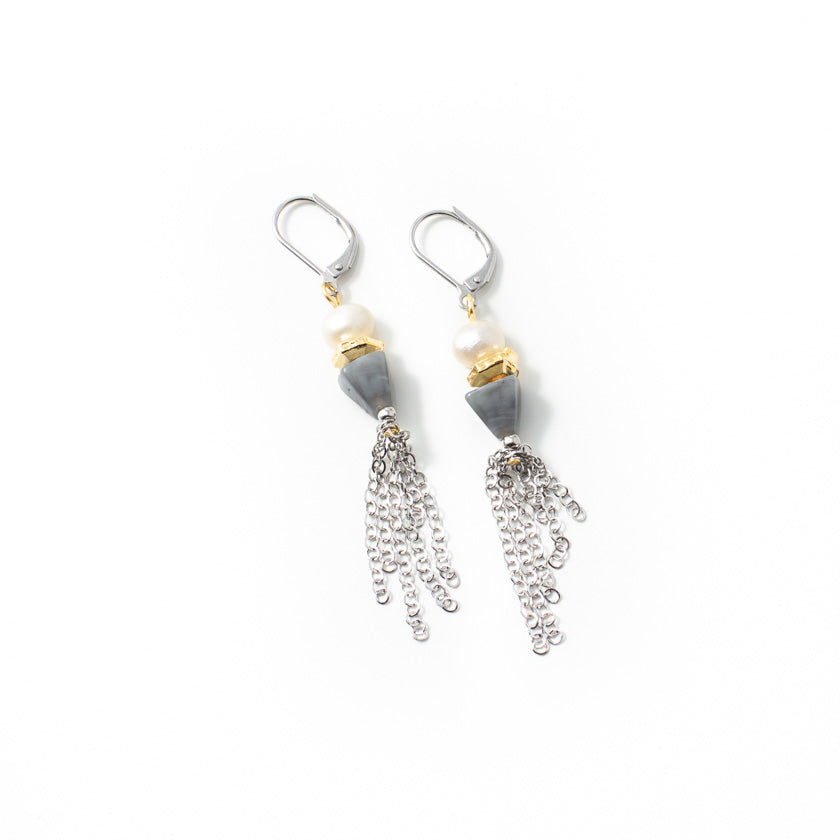 Boucles d'oreilles Lokel Deux tons