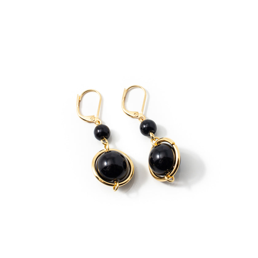 Dael gold earrings