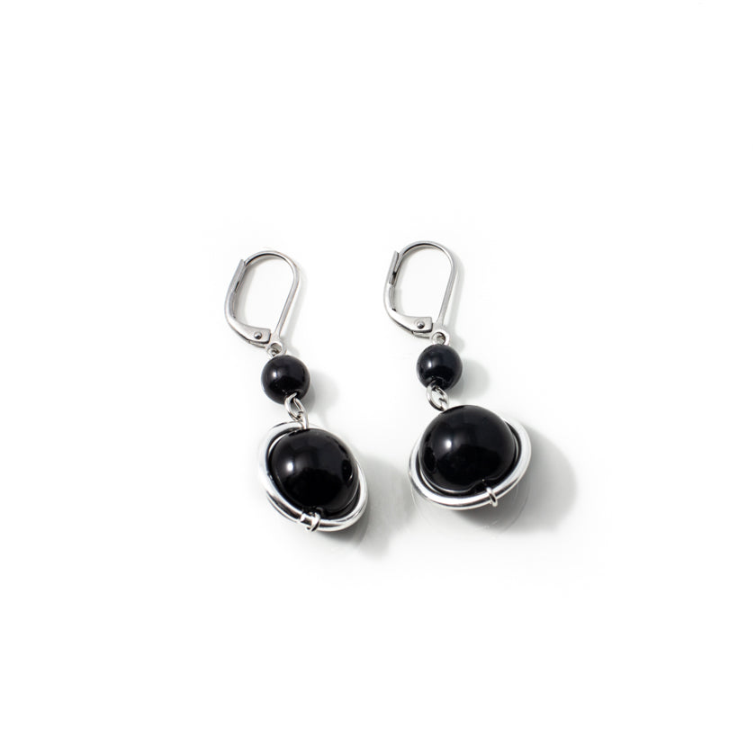 Dael silver earrings