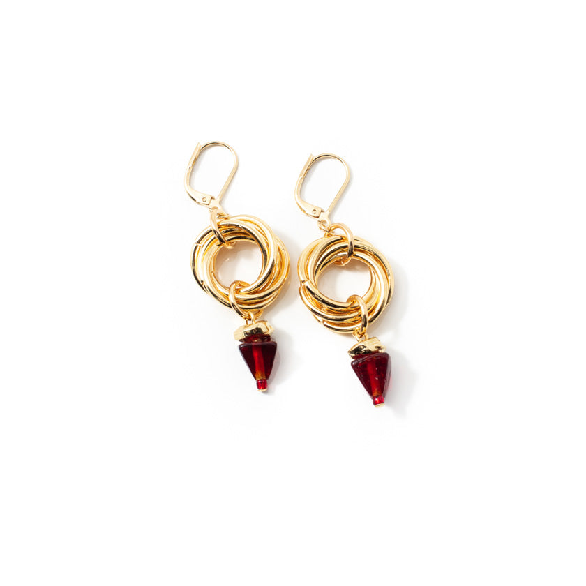 Jilka Gold Earrings