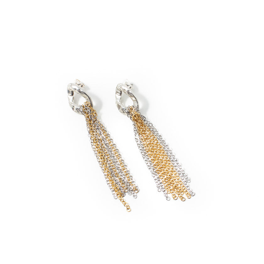 Parly two-tone earrings