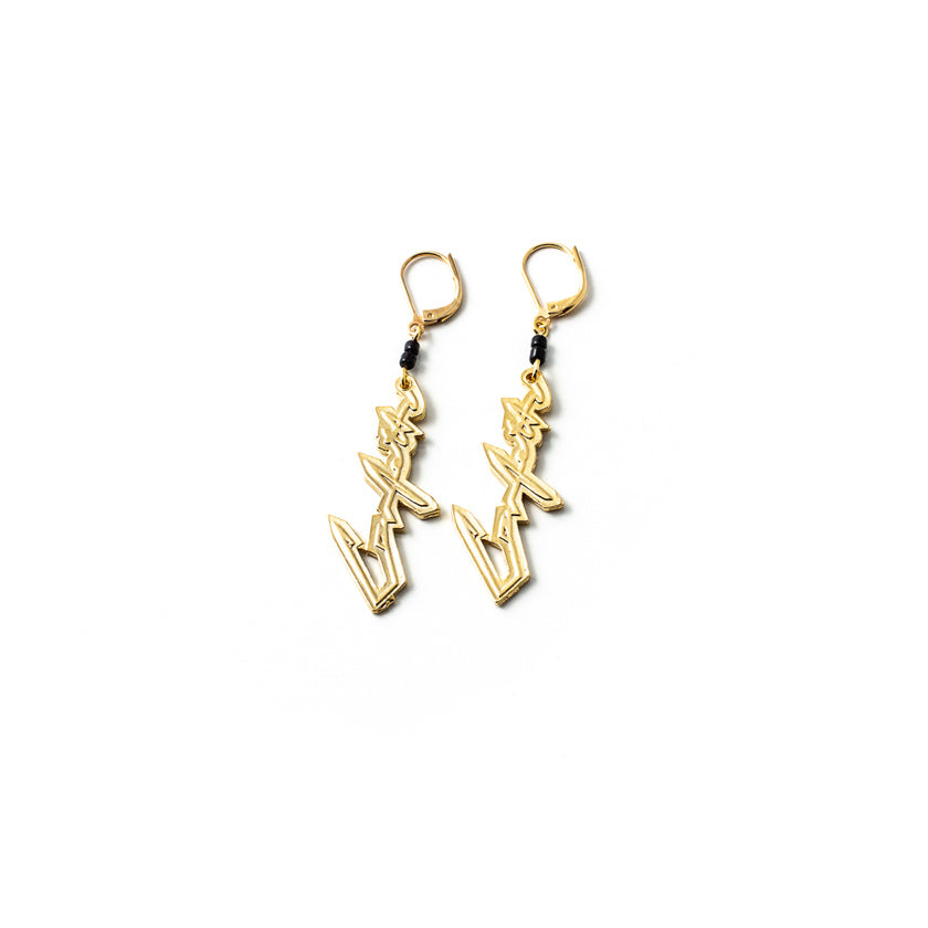 Engy gold earrings