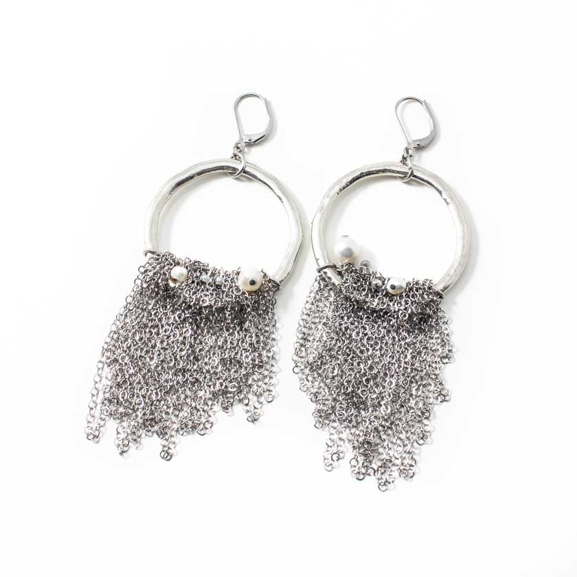 Yismi silver earrings