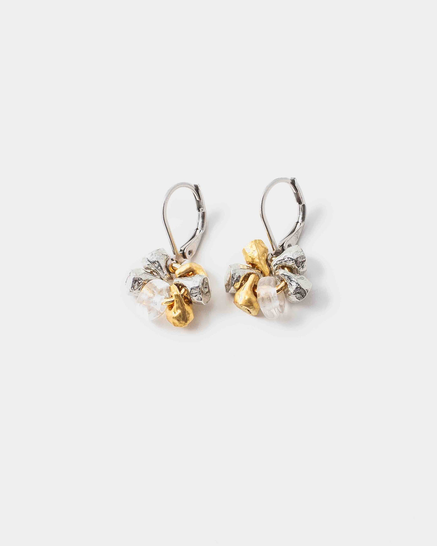 Boucles d'oreilles Margaux Deux tons