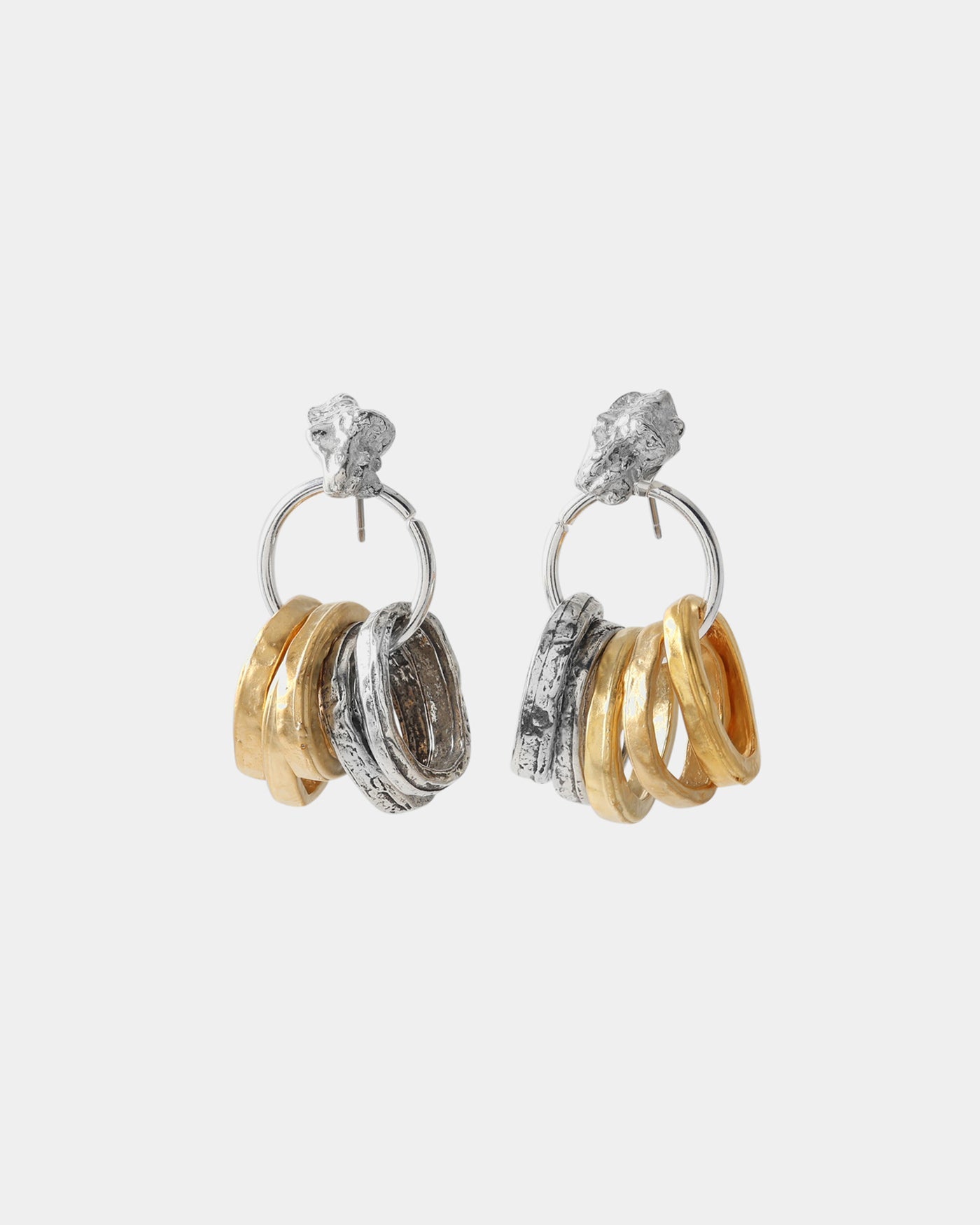 Boucles d'oreilles Piana Deux tons