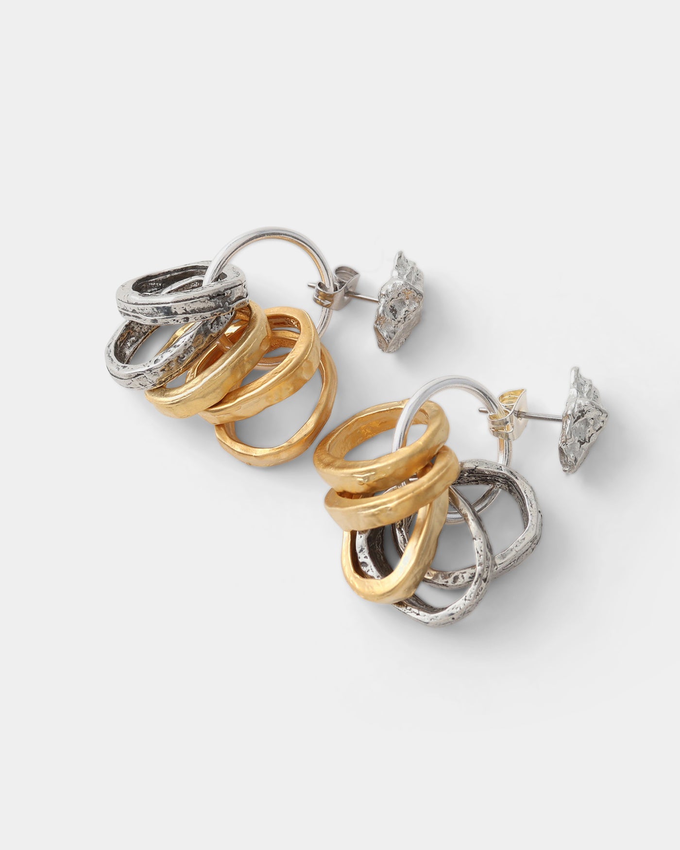 Boucles d'oreilles Piana Deux tons