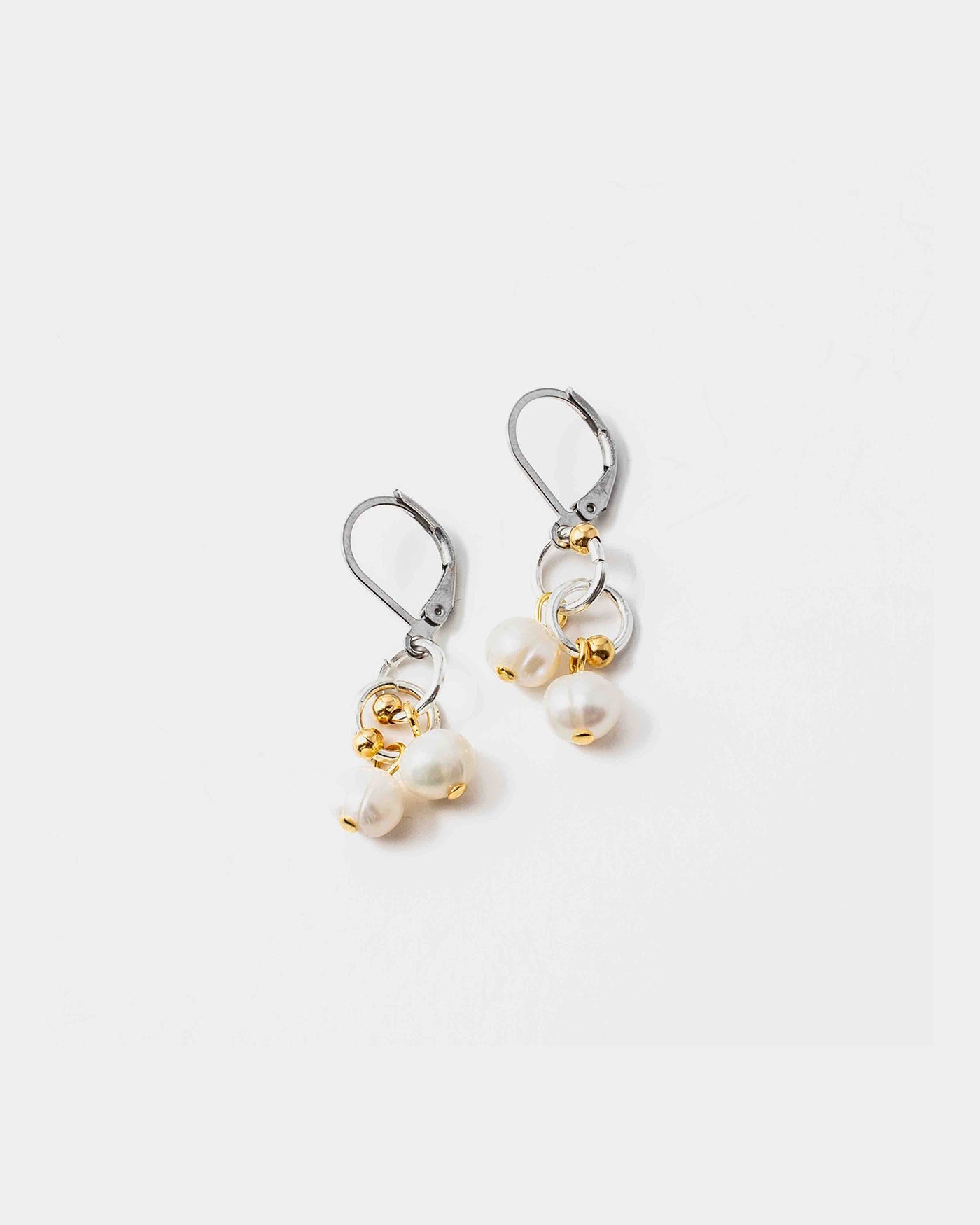 Boucles d'oreilles Cyril Deux tons