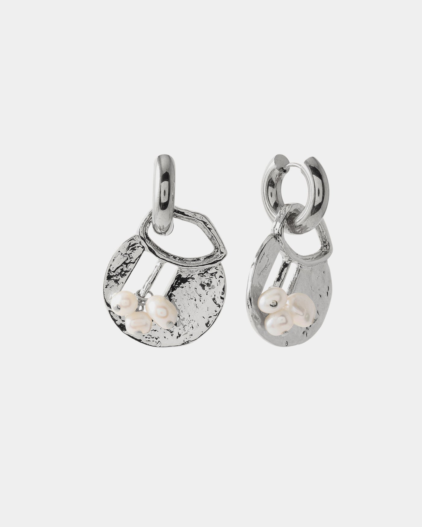 Boucles d'oreilles Yvonne Argent