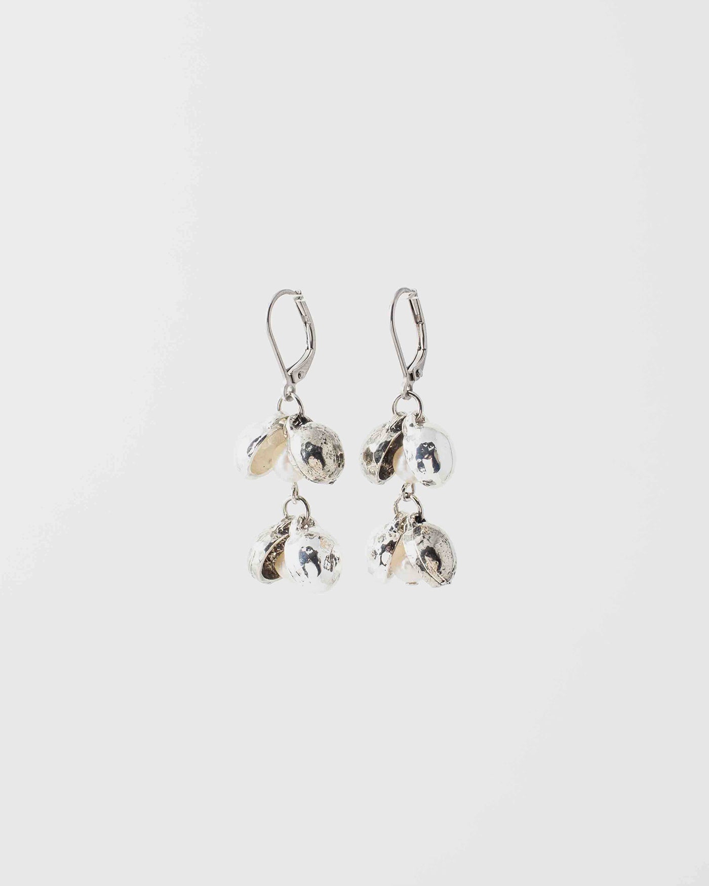 Boucles d'oreilles Pérelle Argent