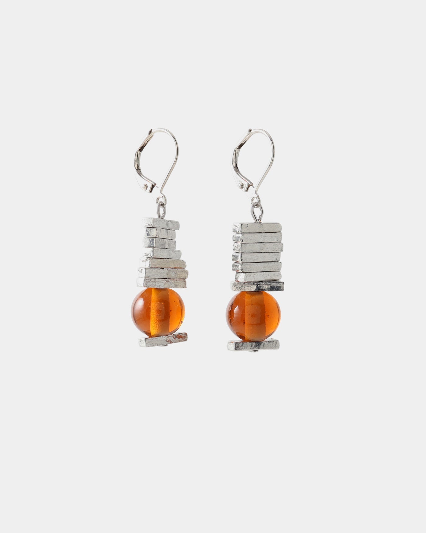 Boucles d'oreilles Morris Argent