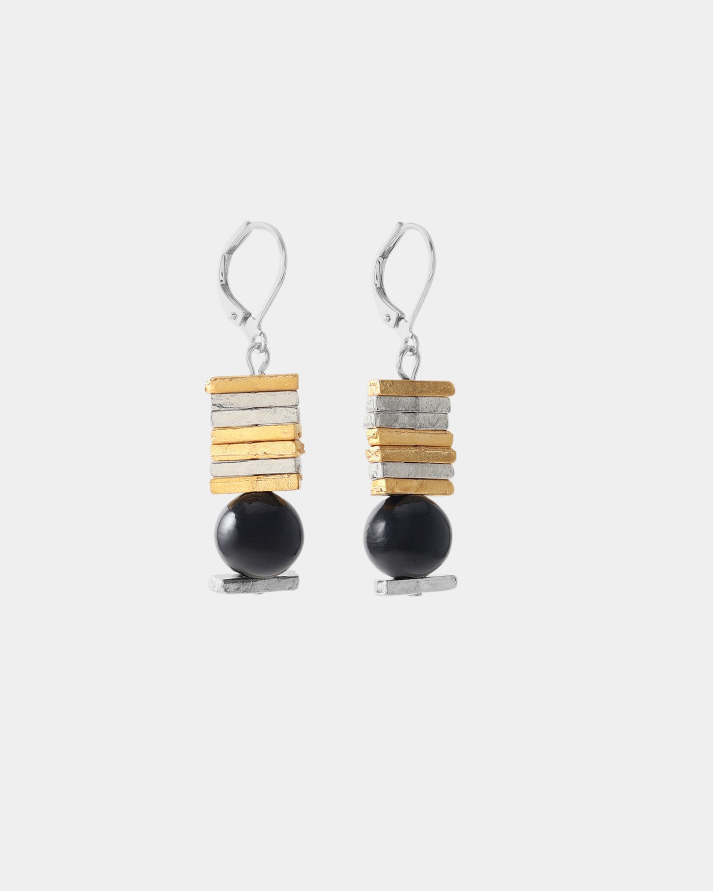 Boucles d'oreilles Morris Deux tons