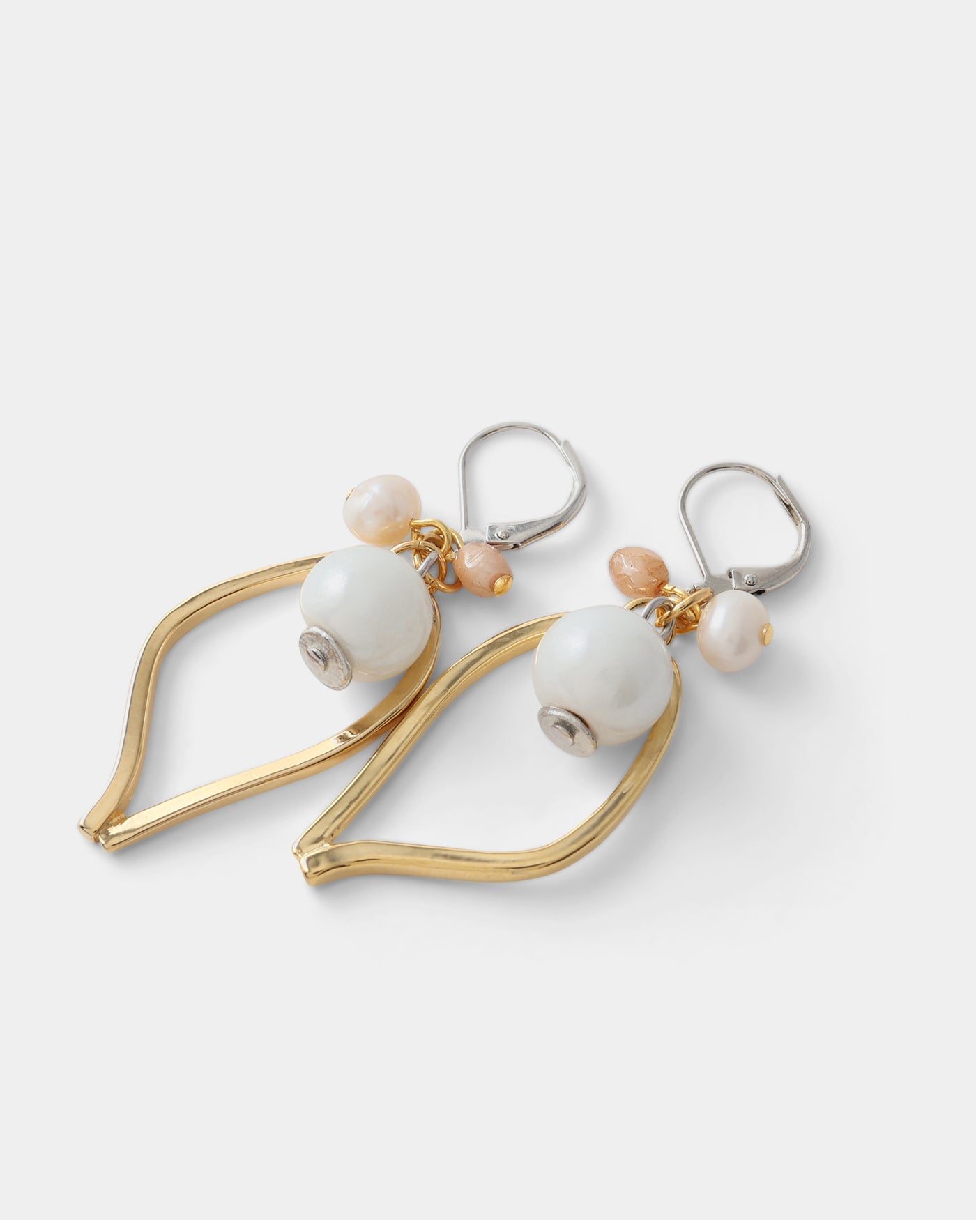 Boucles d'oreilles Preston Deux tons