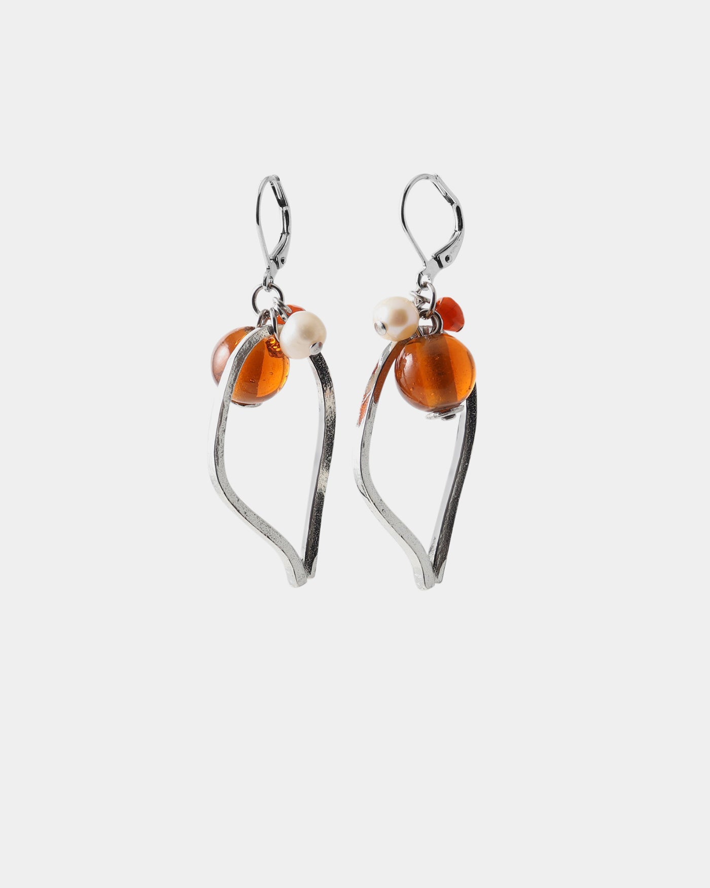 Boucles d'oreilles Preston Argent