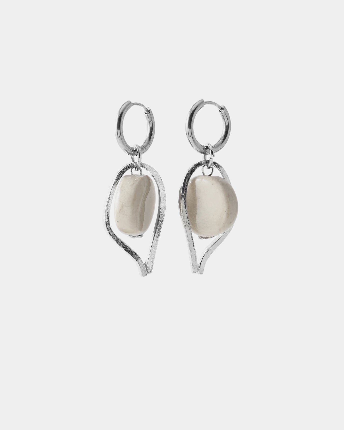 Boucles d'oreilles Priscilla Argent