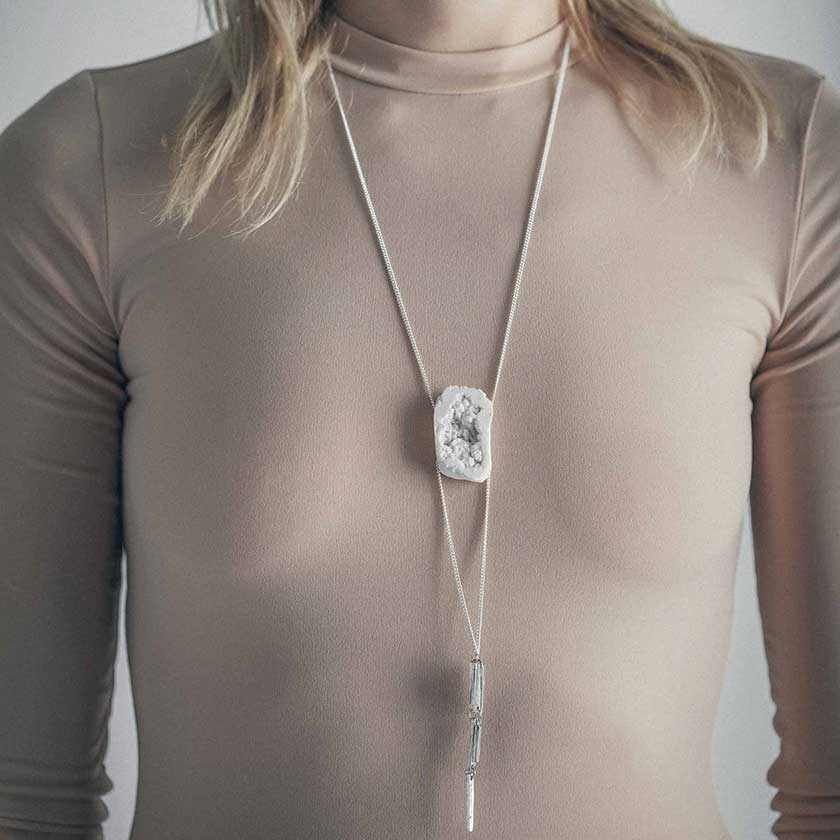 Etesia Silver Necklace