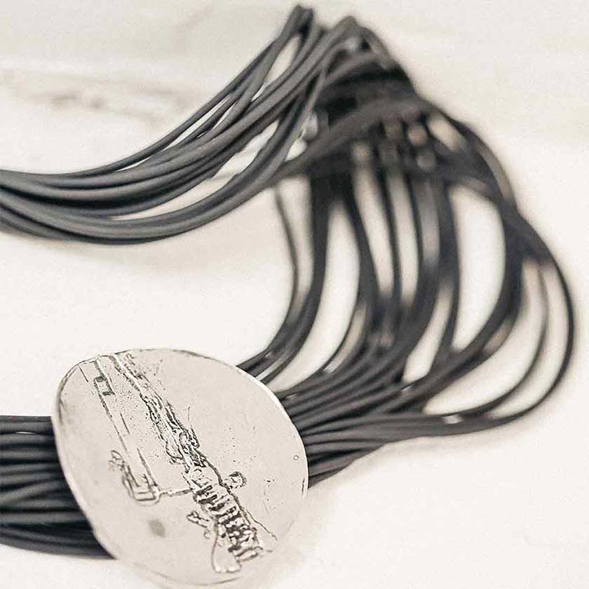 Chiaroscuro Silver Necklace