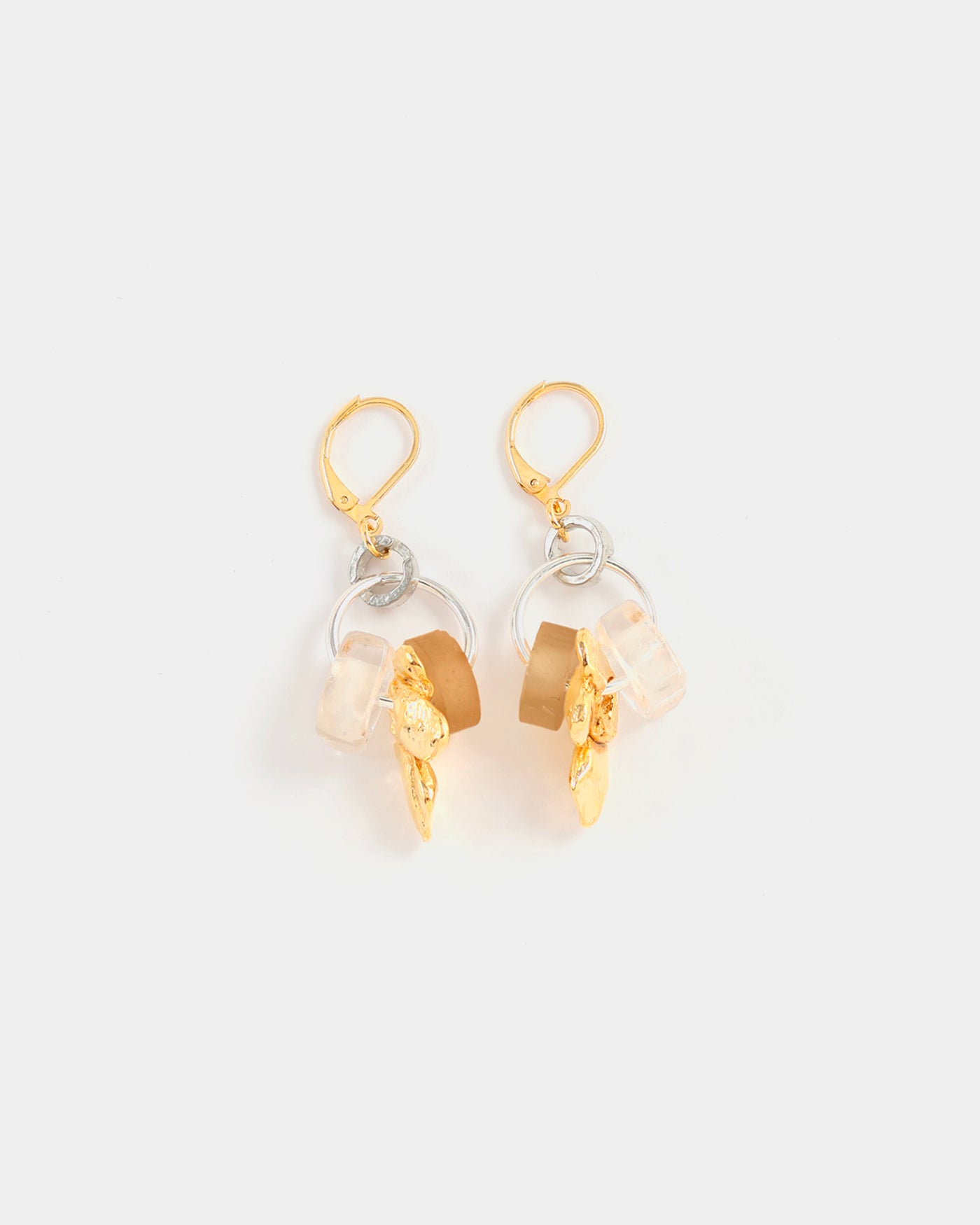 Boucles d'oreilles Naos Deux tons