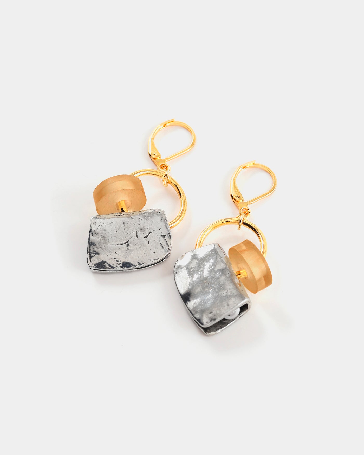 Boucles d'oreilles Matar Deux tons