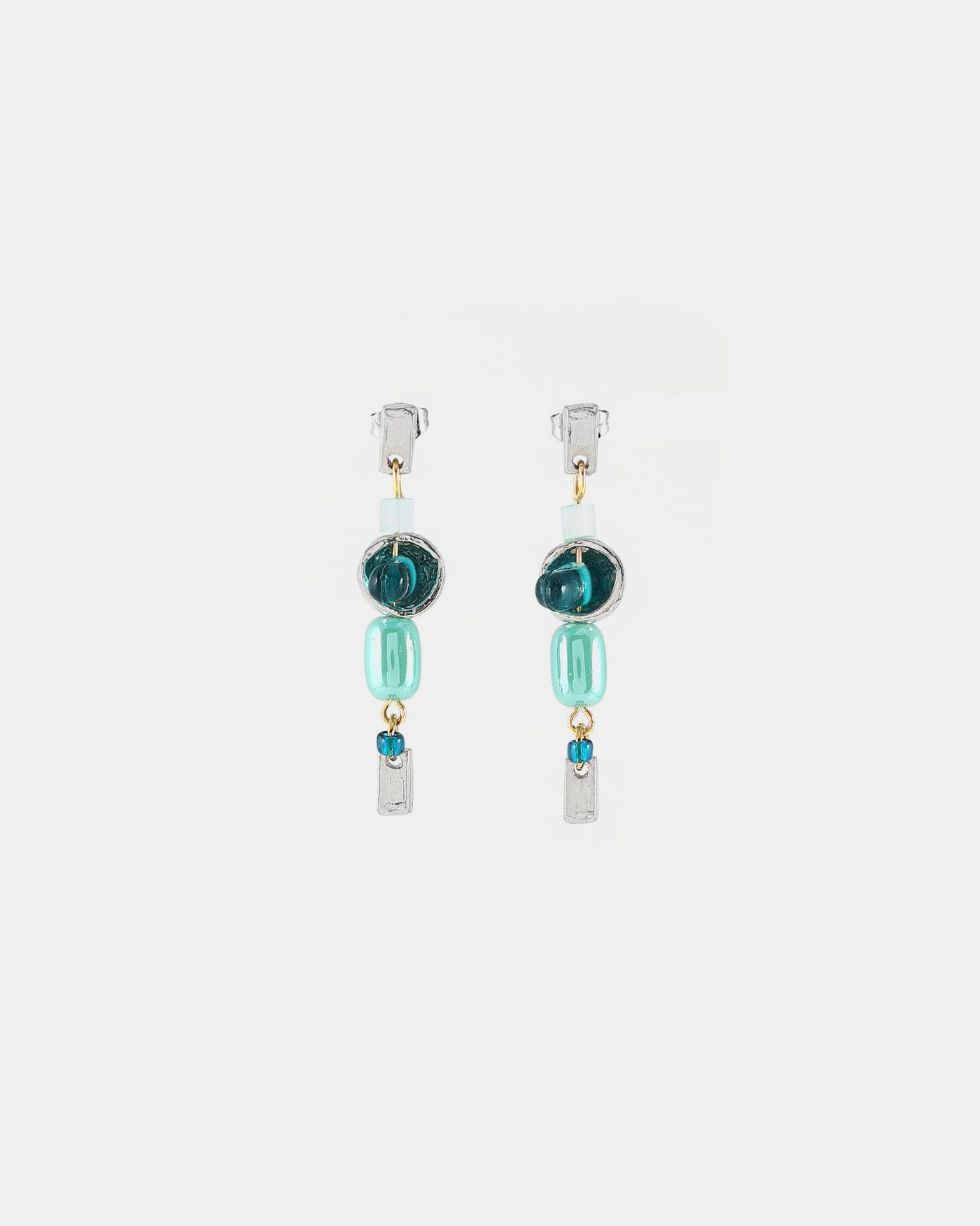 Fossula Two-tone Earrings