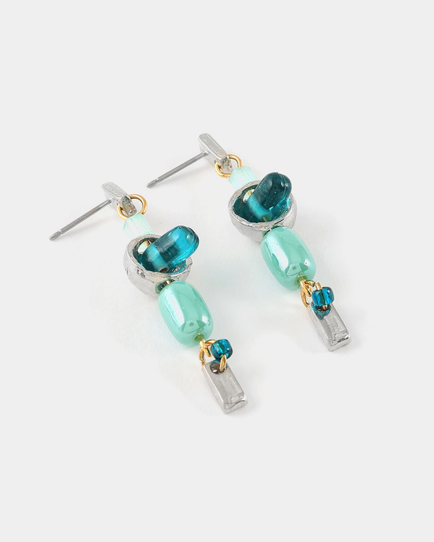 Fossula Two-tone Earrings