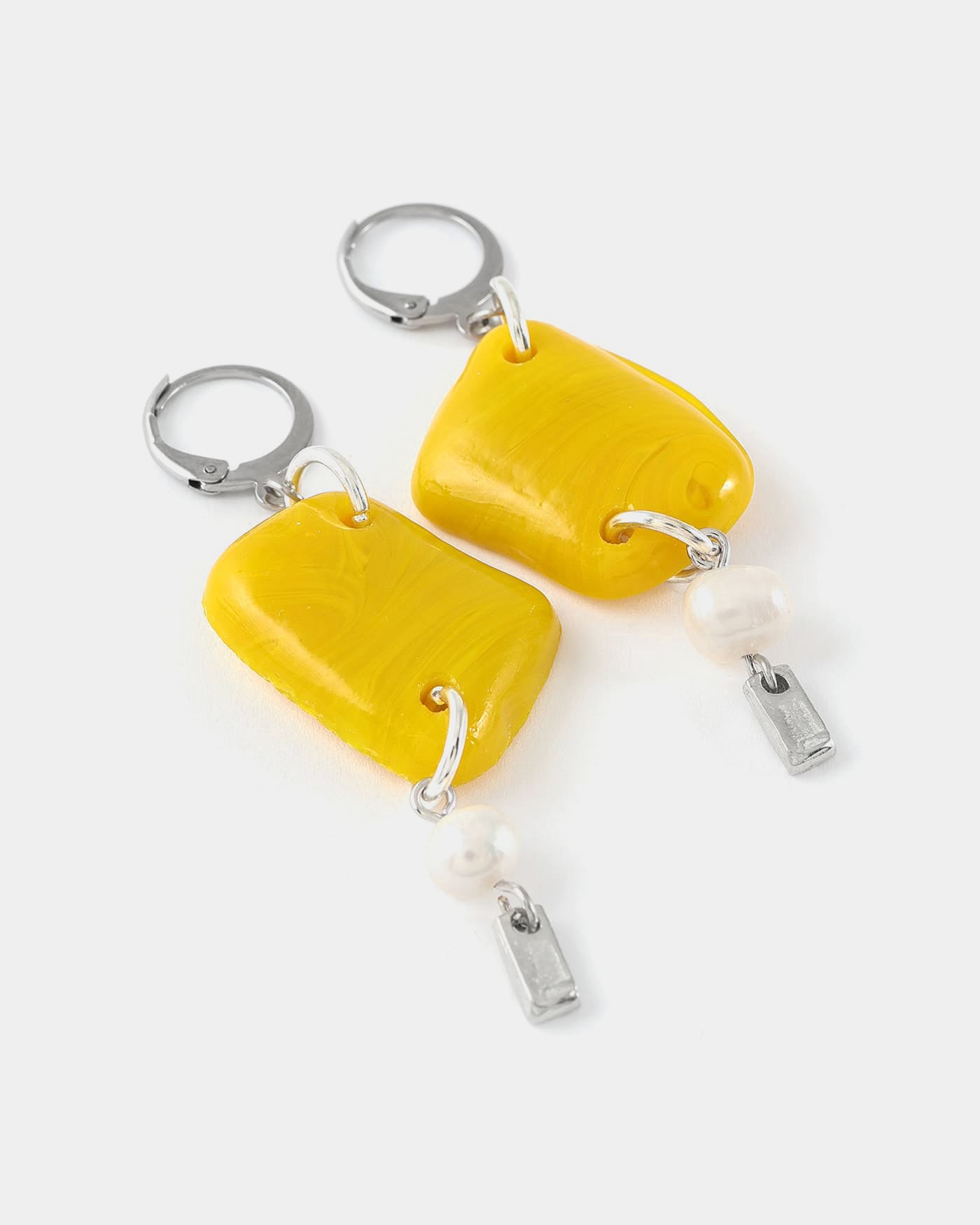 Boucles d'oreilles Moss Argent