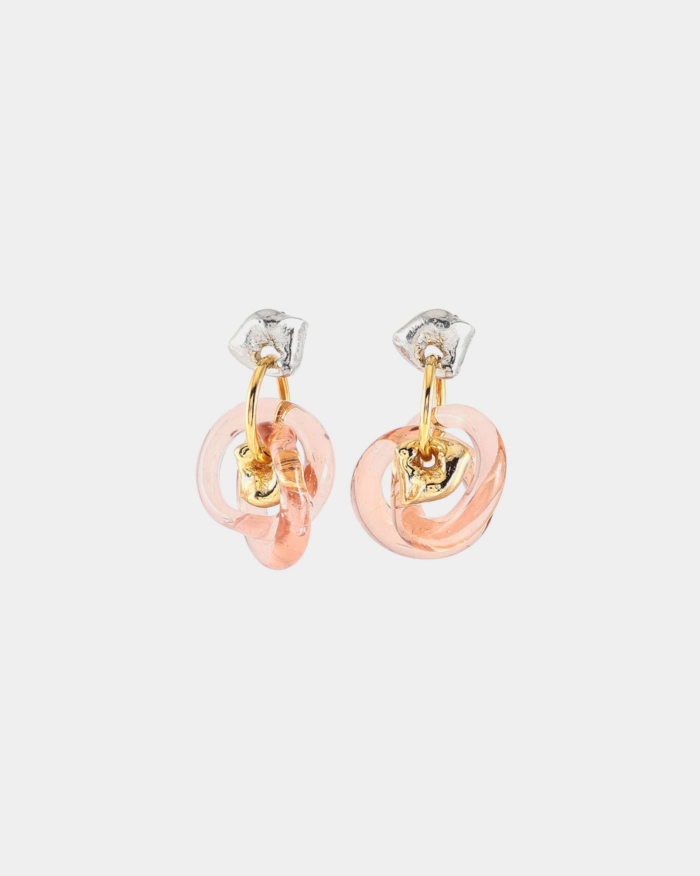 Boucles d'oreilles Ormo Deux tons