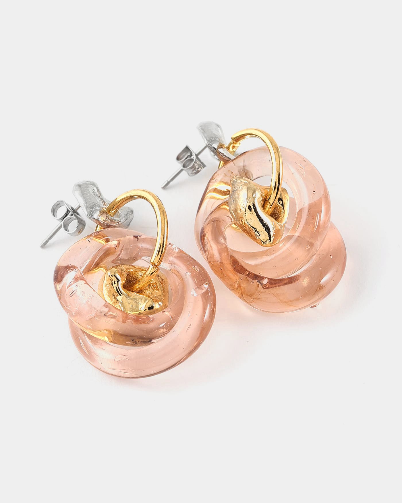 Boucles d'oreilles Ormo Deux tons