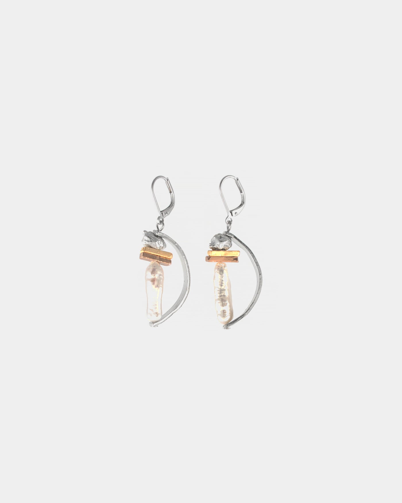 Shirley Two-tone Earrings