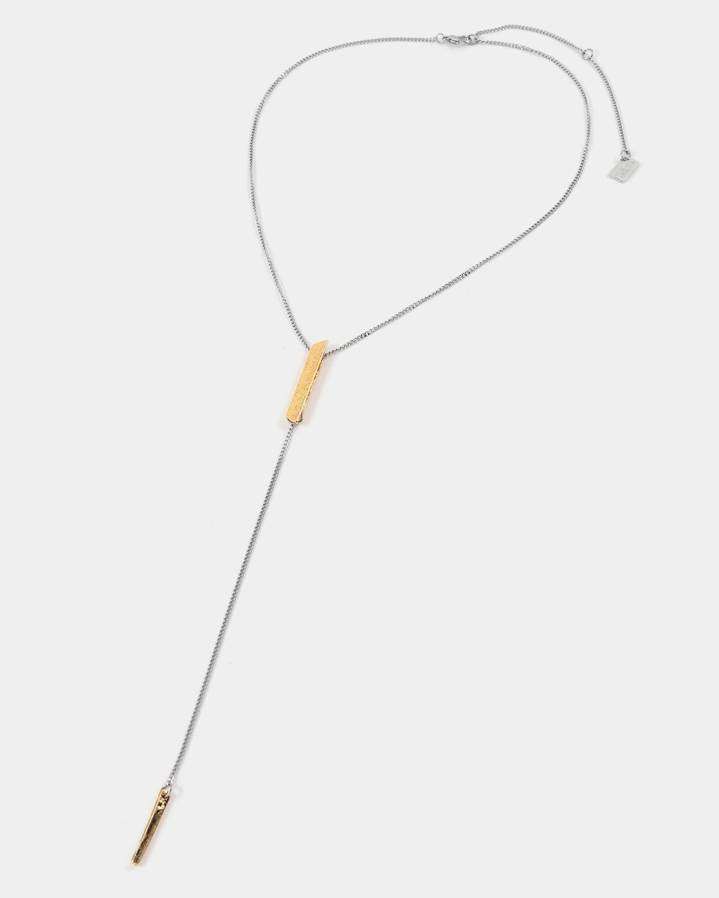 Amandine two-tone necklace