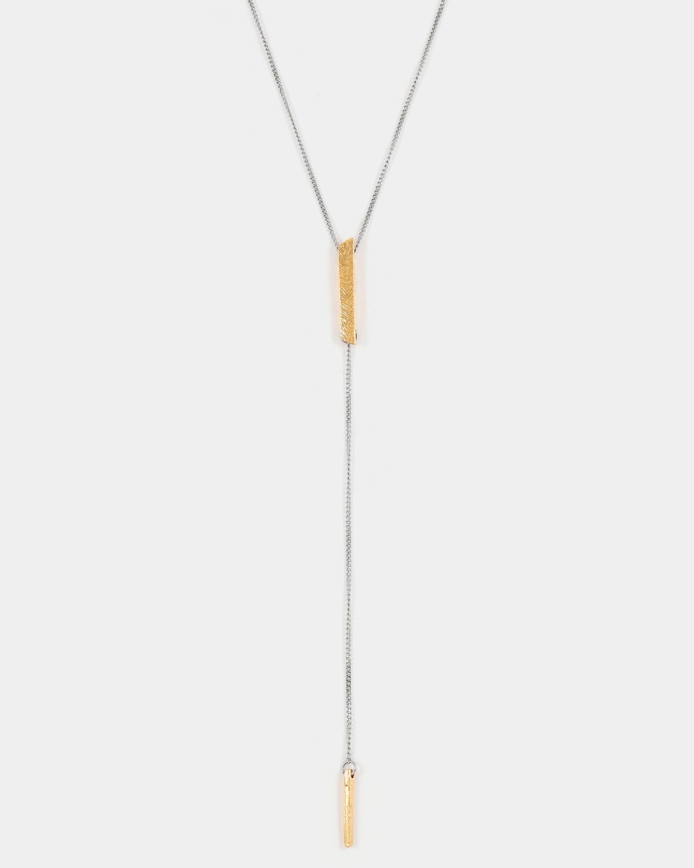 Amandine two-tone necklace