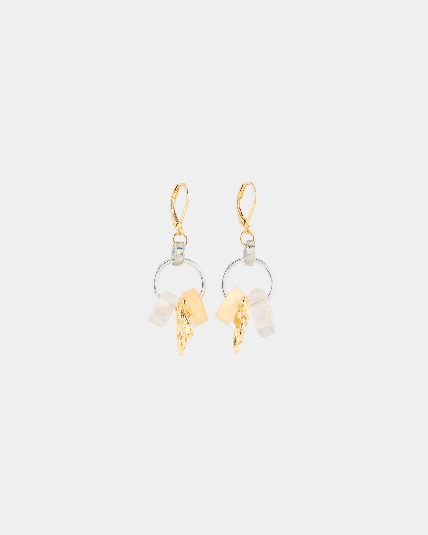 Boucles d'oreilles Naos Deux tons