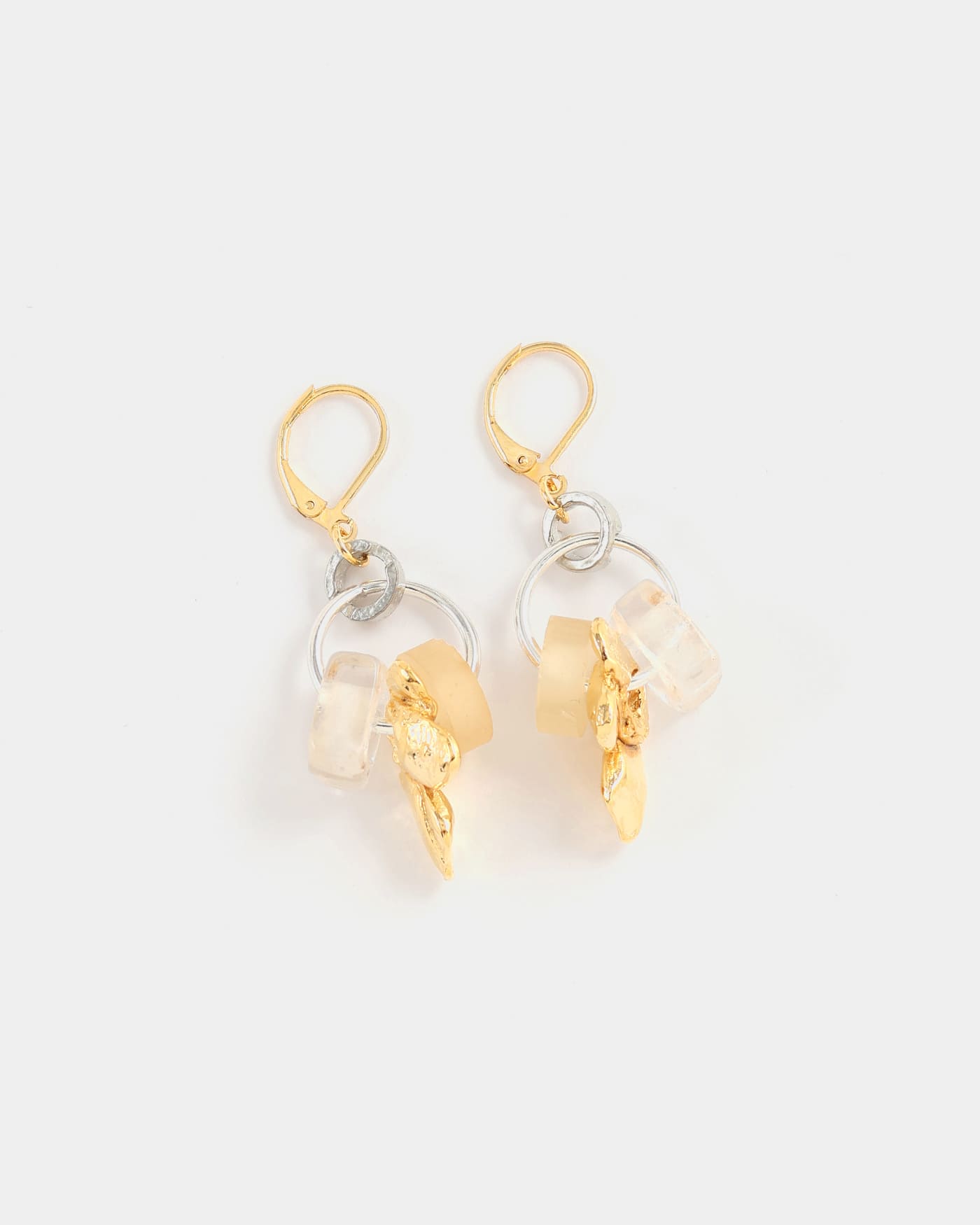 Boucles d'oreilles Naos Deux tons