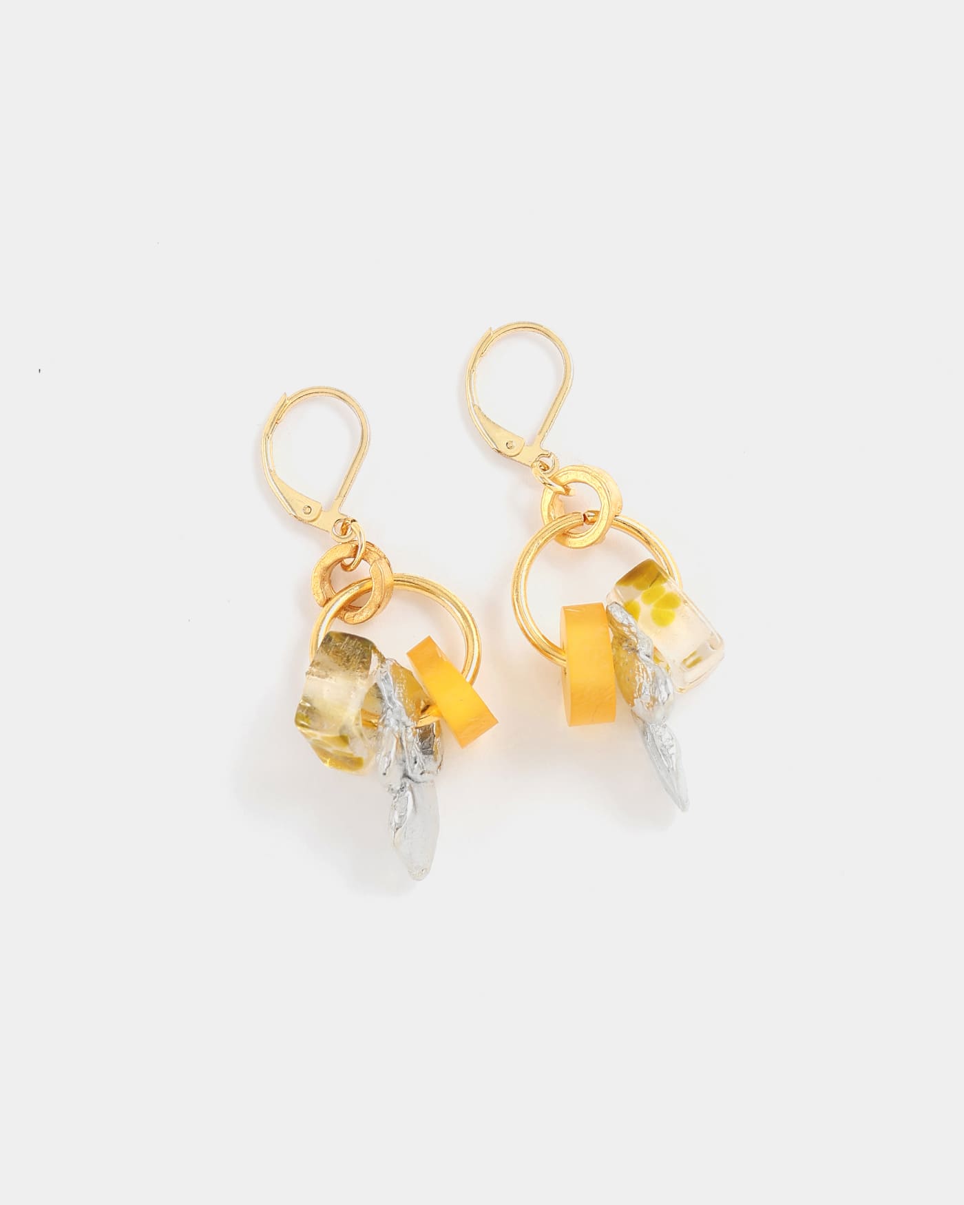 Boucles d'oreilles Naos Deux tons