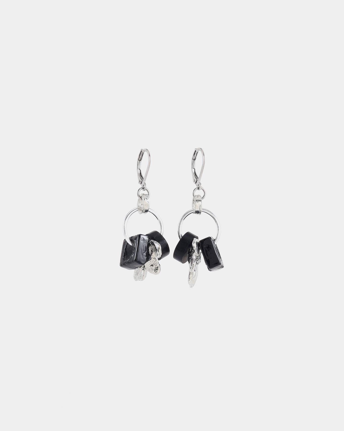 Naos silver earrings