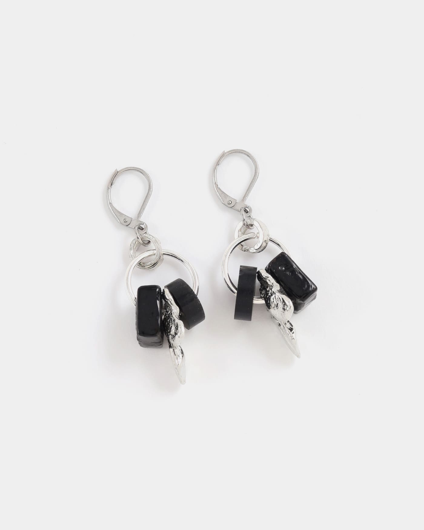 Naos silver earrings