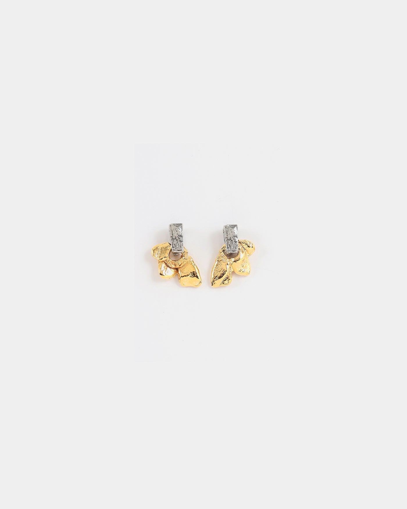 Nashira two-tone earrings