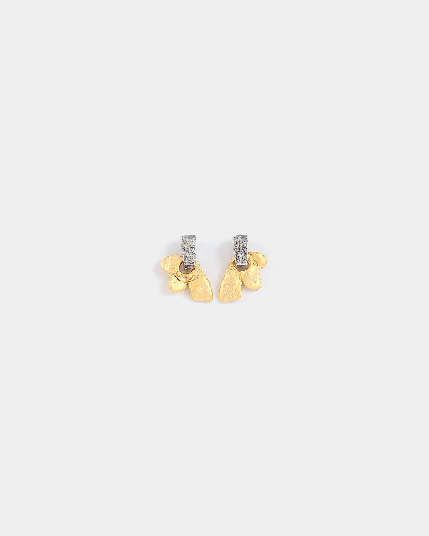 Nashira two-tone earrings