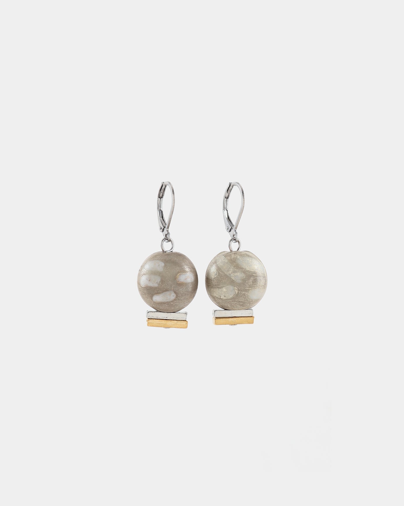 Maris two-tone earrings