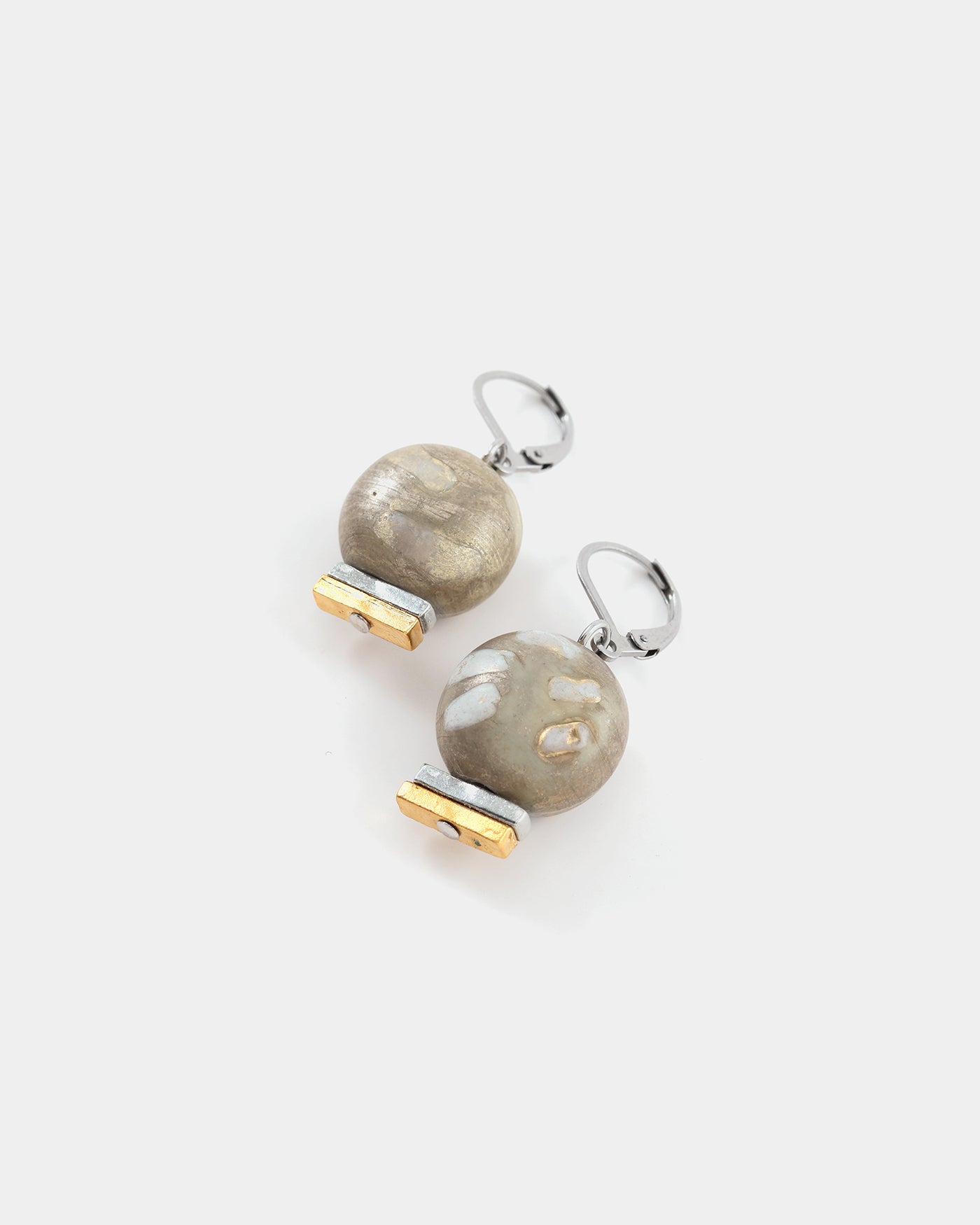 Maris two-tone earrings