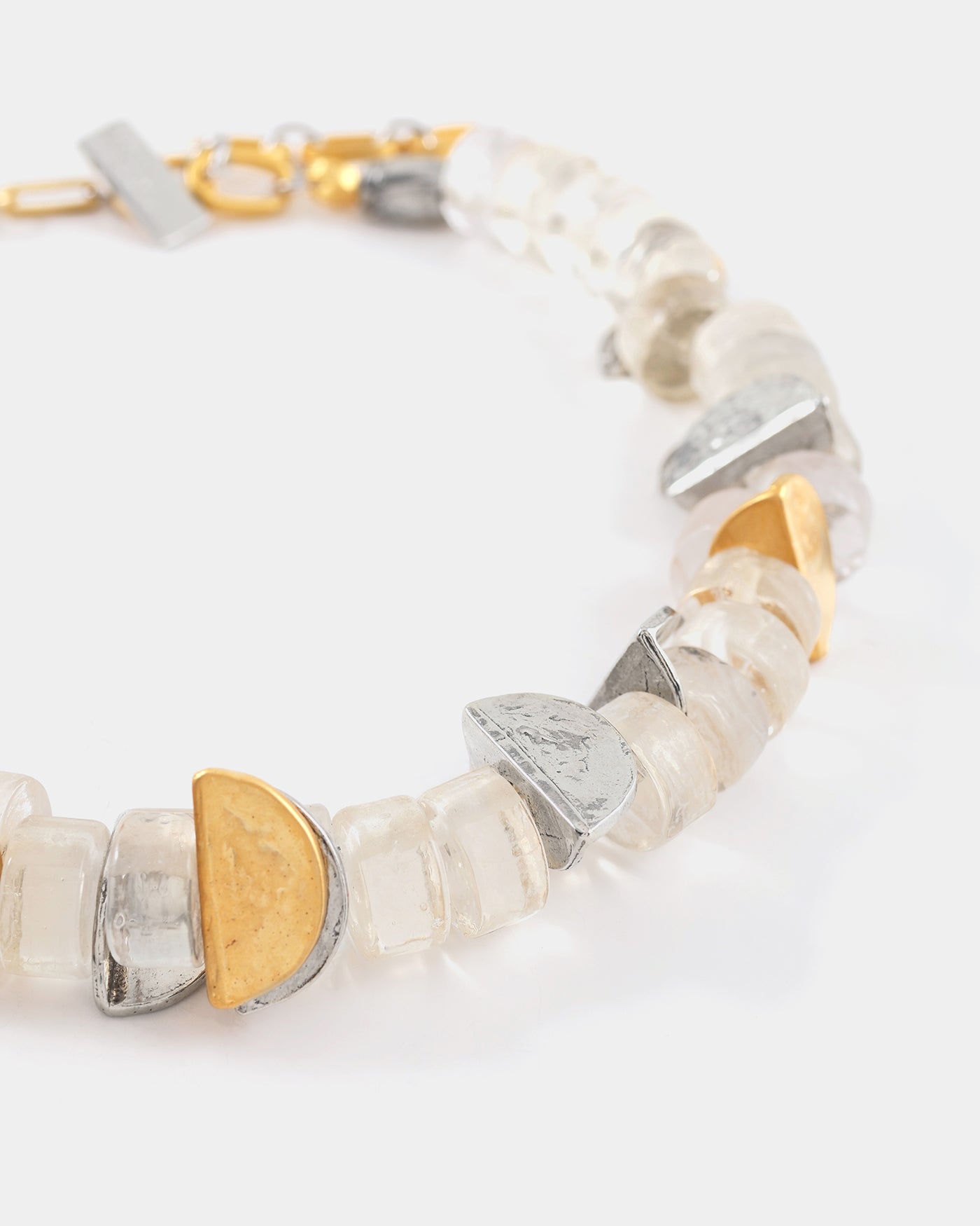 Vela two-tone necklace