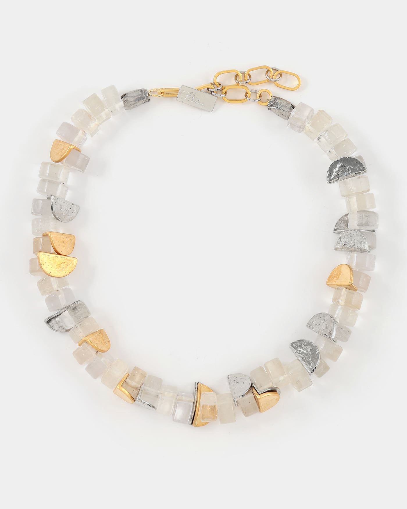 Vela two-tone necklace