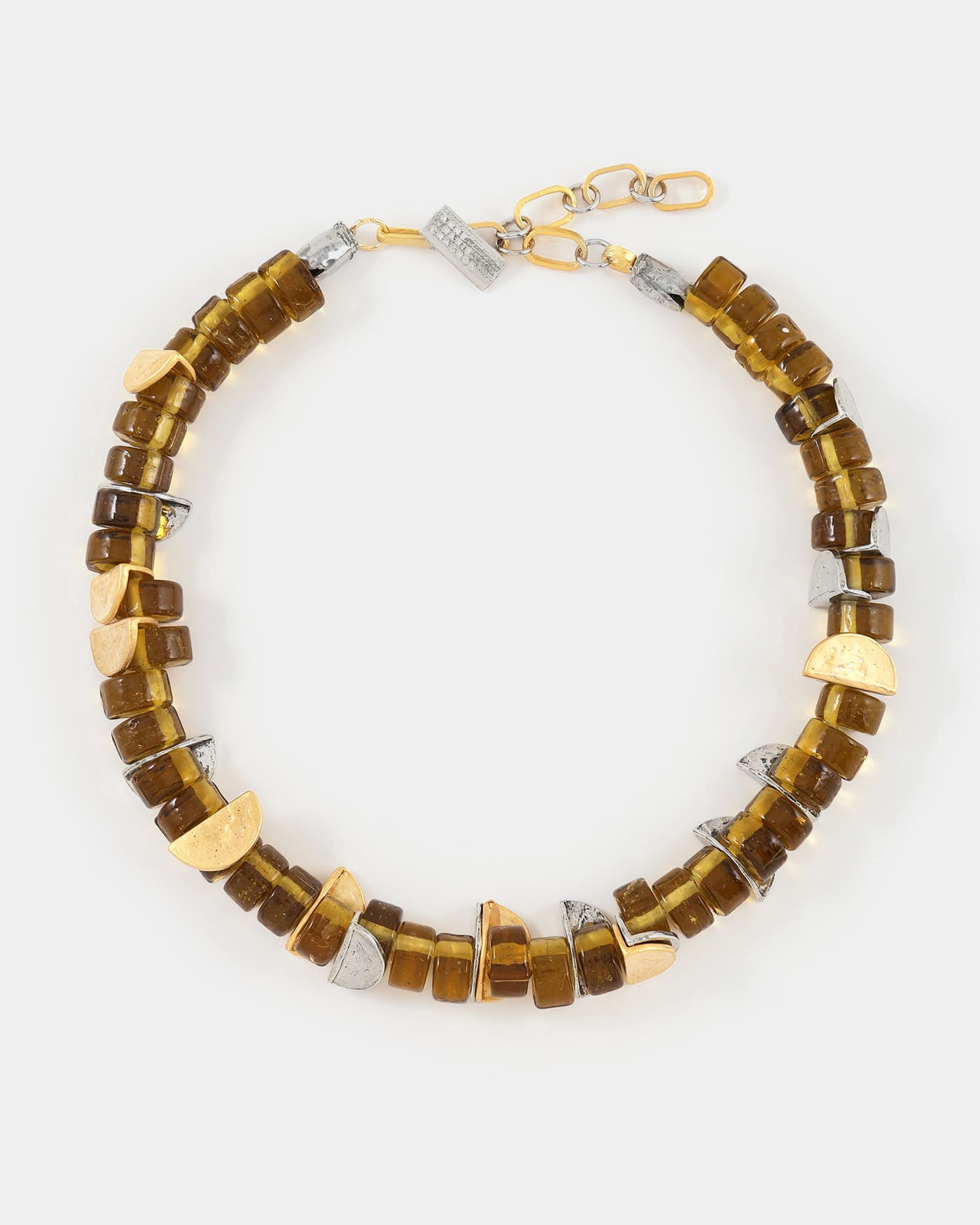 Vela two-tone necklace