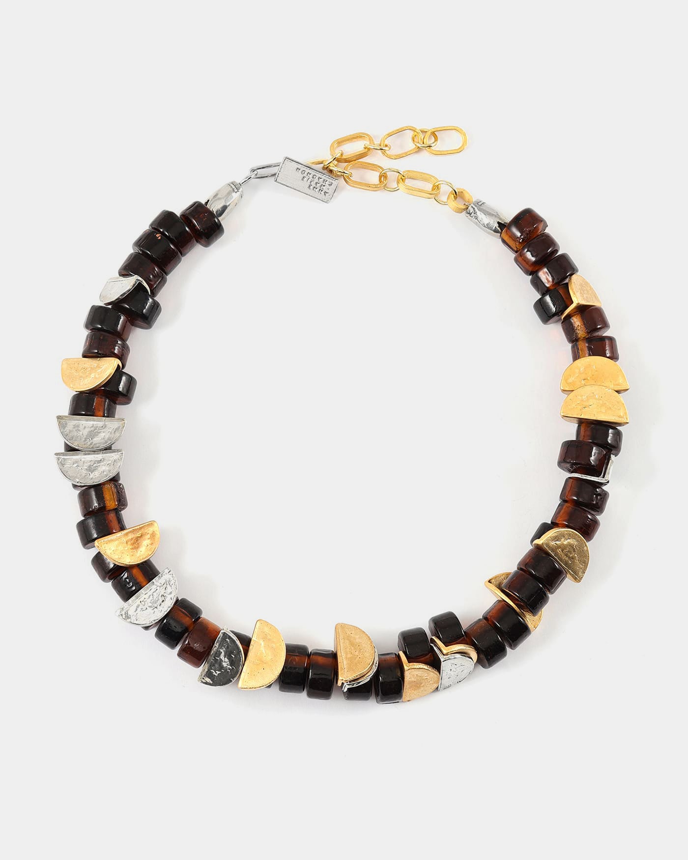 Vela two-tone necklace