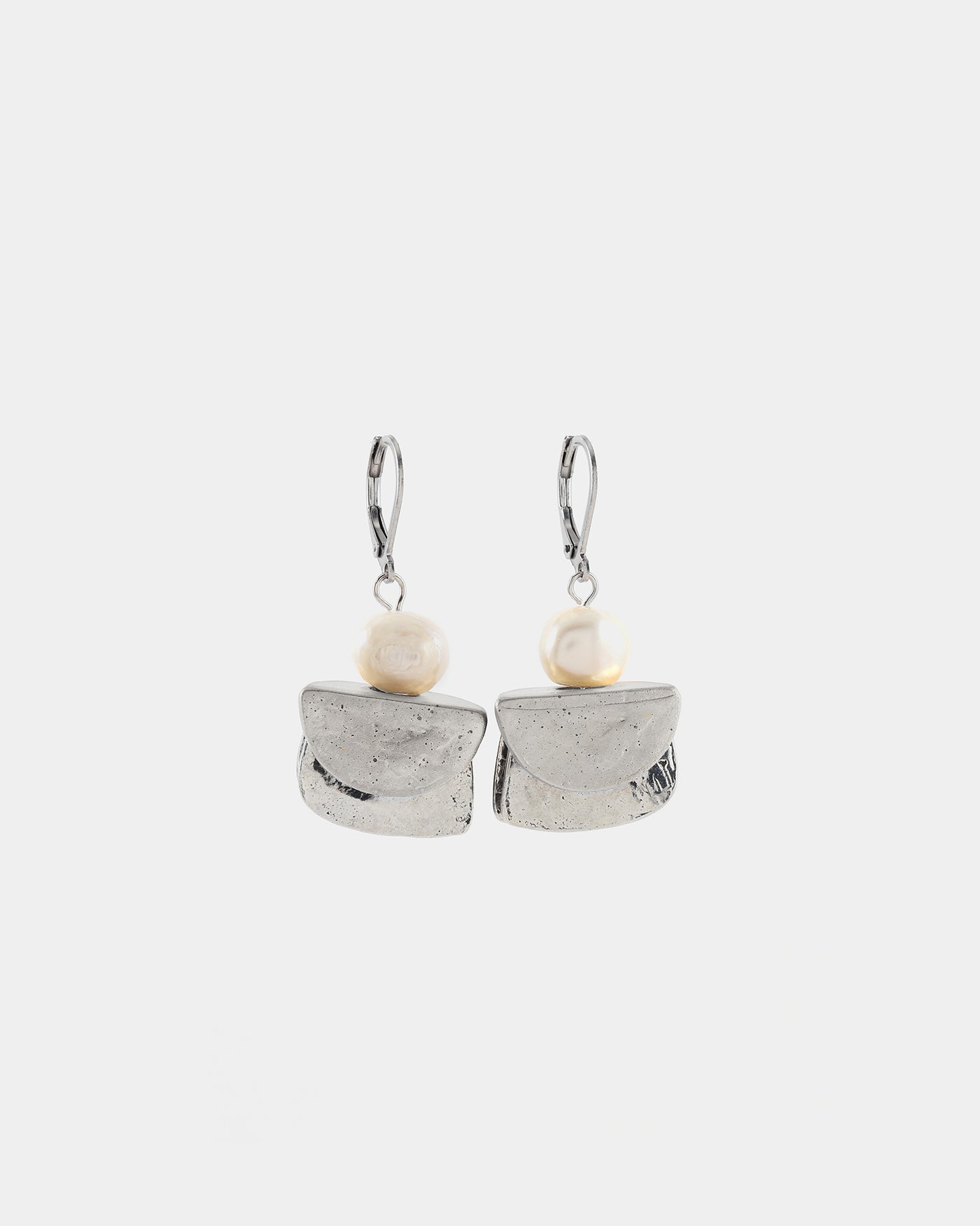 Sagitta silver earrings