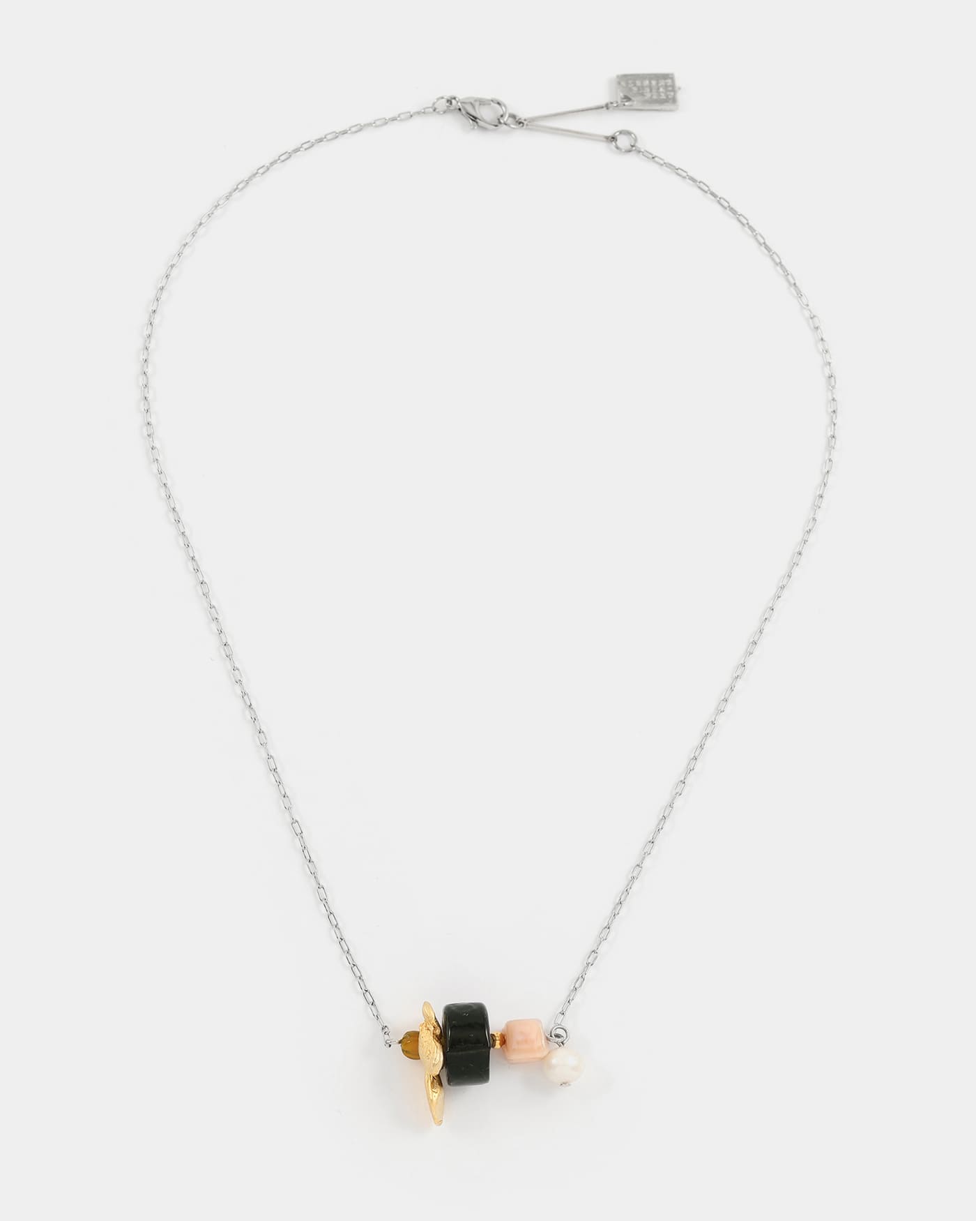 Cassiopée two-tone necklace