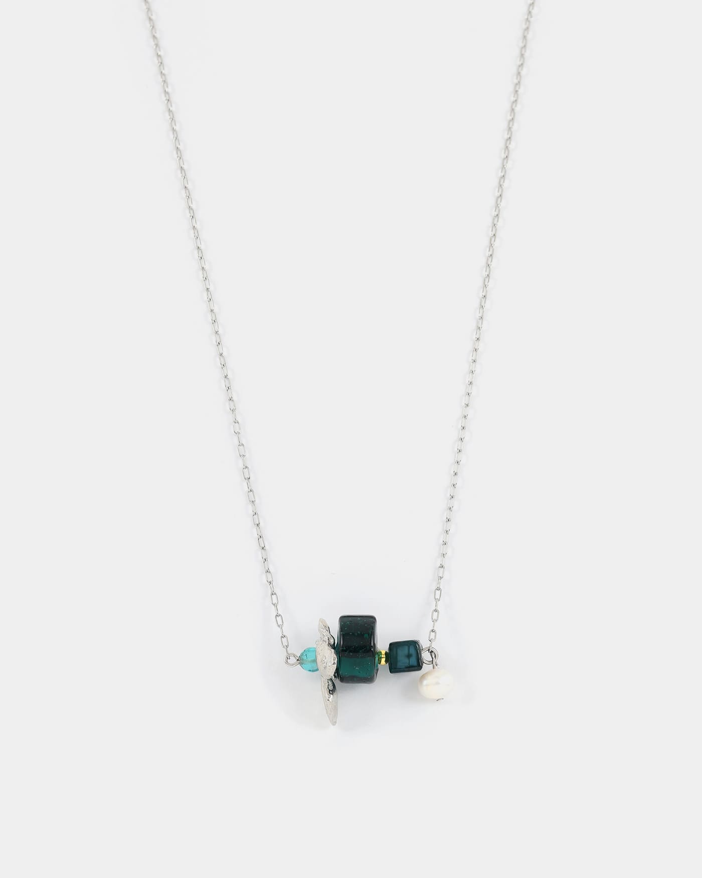 Cassiopée silver necklace