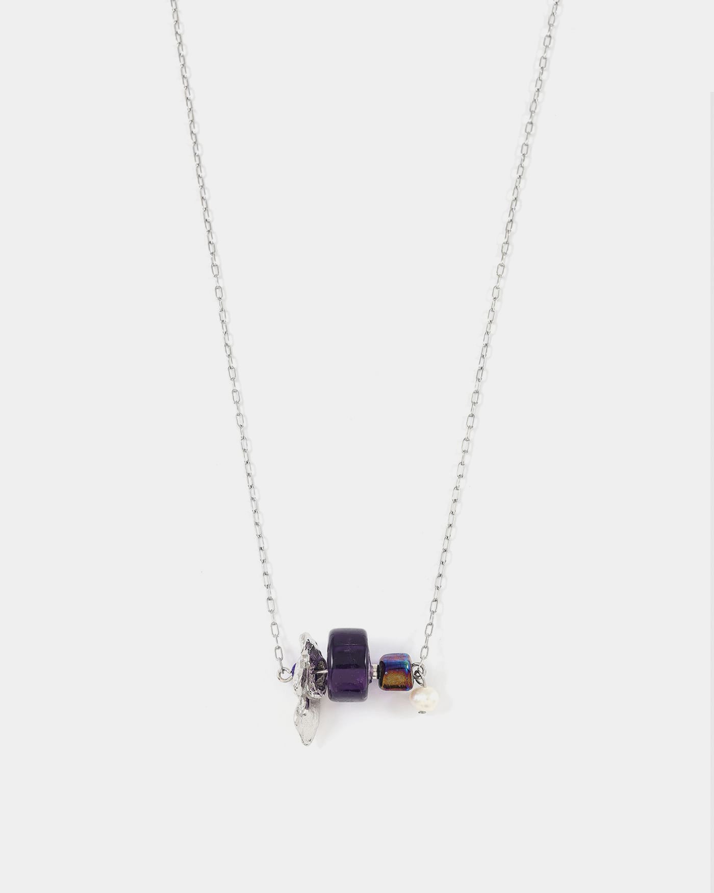 Cassiopée silver necklace