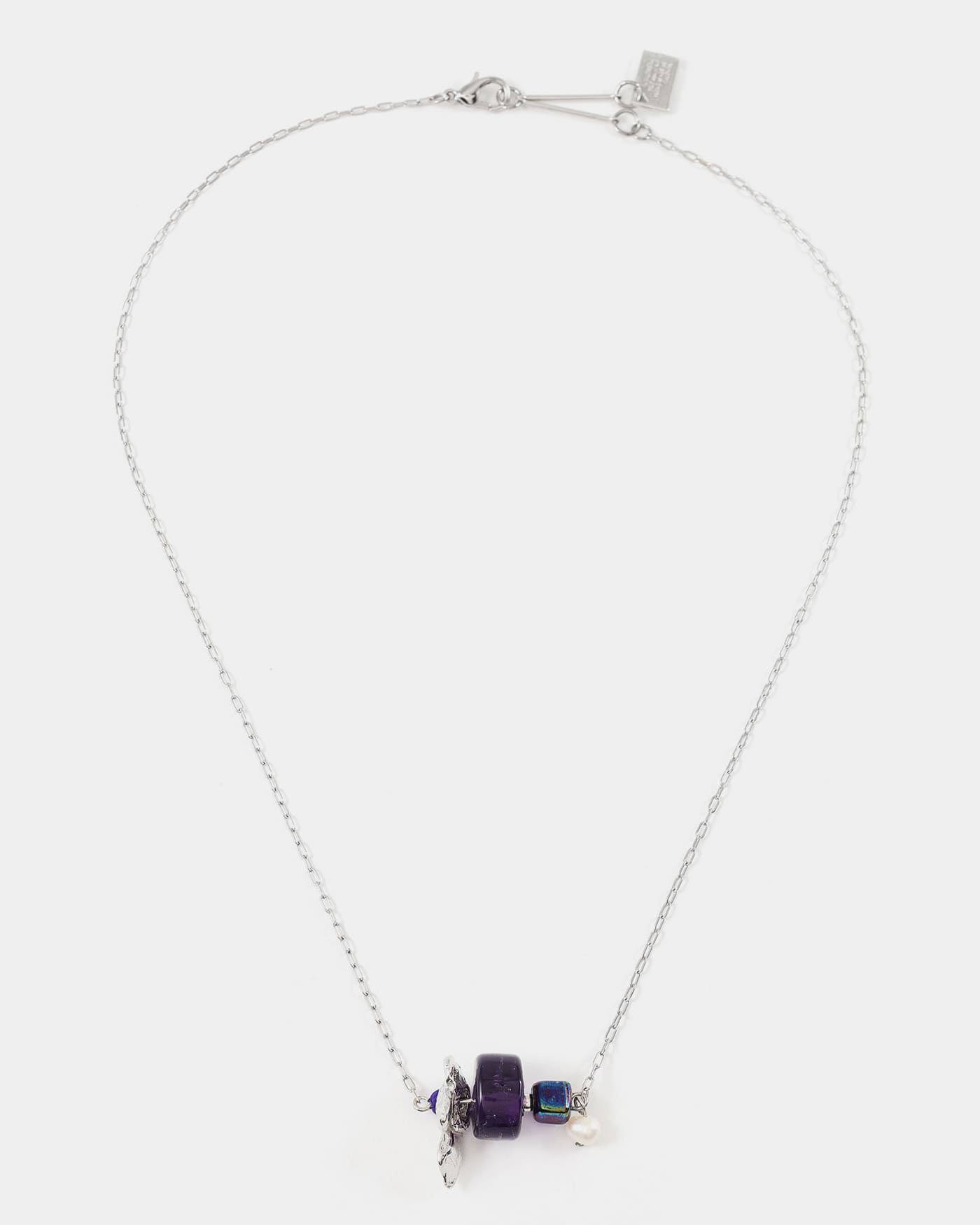 Cassiopée silver necklace